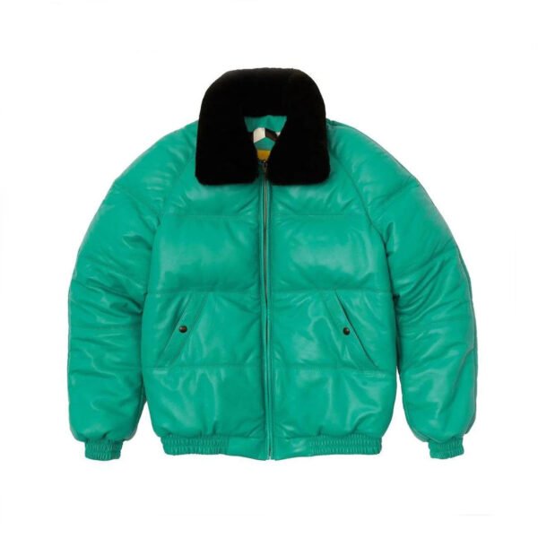 Classic Style V Bomber Leather Jacket
