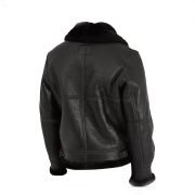 R.A.F Irvin Mystic Women Black B3 Leather Jacket - Image 2