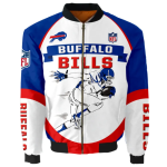 Berke NFL Buffalo Bills 3D Full-Zip Bomber Jacket