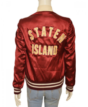 Emma Roberts Nerve Red Bomber Jacket