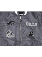 Bernie Buffalo Bills Bomber Jacket With Patches