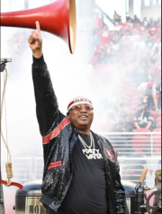 San Francisco 49ers E-40 Sequin Bomber Jacket