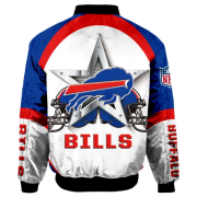 Berke NFL Buffalo Bills 3D Full-Zip Bomber Jacket
