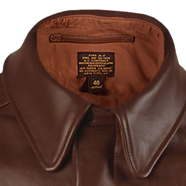 a2 authentic leather jacket medium brown