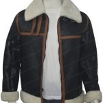 Scott-SF Bomber Cargo Shearling Fur Jacket