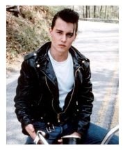 Johnny Depp Cry Baby Black Leather Jacket - Image 3