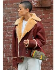 Gossip Girl Julien Calloway Shearling Fur Jacket - Image 2