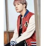 J Hope Blind for Love Varsity Leather Jacket