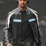 Jalen Hurts Louis Vuitton Black Leather Jacket