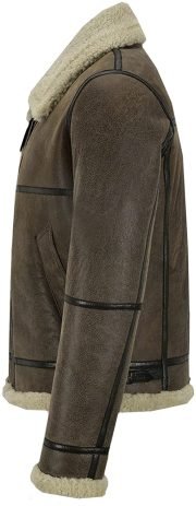 Vincent Air Force SF Flying Bomber Lambskin Leather Jacket - Image 3