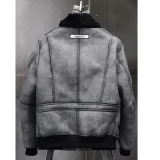 Alexander Black G1 Bomber Shearling Leather Jacket - Image 2