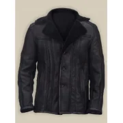Carlos Three Pockets Buttoned Closure Shearling Jacket