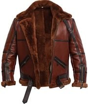 Moore RAF Aviator British Shearling Jacket - Image 5