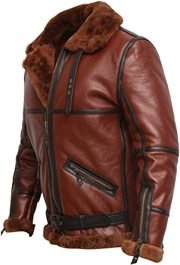 Moore RAF Aviator British Shearling Jacket - Image 3