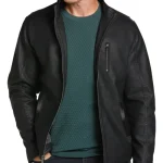 Modern Fit Real Leather Motorcycle Jacket
