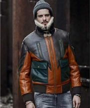 Sheepskin Miller Shearling Bomber Jacket - Image 2