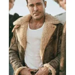 Zac Efron The Iron Claw 2023 Leather Jacket