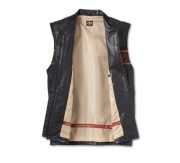 The Harley-Davidson Mens 120TH Anniversary Leather Vest Motocollection