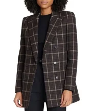Ted Lasso S03 Bex Black Plaid Blazer - Image 2