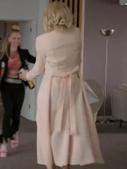 Ted Lasso S03 Hannah Waddingham Pink Trench Coat - Image 4