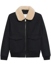 Ted Lasso S03 Stephen Manas Black Bomber Jacket - Image 2