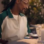 Snoop Dogg Superbowl White and Green Track Jacket