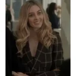 Ted Lasso S03 Bex Black Plaid Blazer