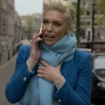 Ted Lasso S03 Rebecca Welton Wool Blue Blazer