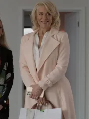 Ted Lasso S03 Hannah Waddingham Pink Trench Coat