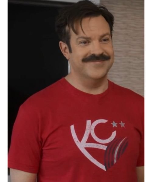 Ted-Lasso-Season-3-Jason-Sudeikis-T-Shirt.jpg Ted Lasso S03 Red KC T-Shirt - Image 1