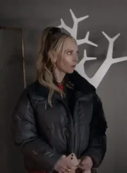 Ted Lasso S03 Keeley Jones Striped Puffer Jacket - Image 2