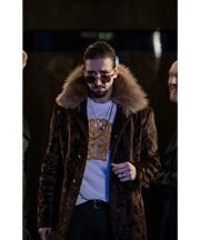 Ted Lasso S03 Maximilian Osinski Brown Fur Coat - Image 2