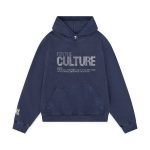 For The Culture Crystal Blue Hoodie Vibrant Fleece Apparel