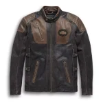 Harley Davidson Triple Vent Passing Leather Jacket