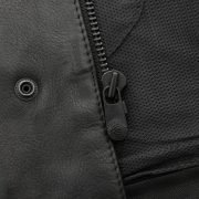 Highside Men's Motorcycle Leather Vest Classic and Durable