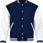 Unisex Varsity Baseball Jacket–Casual Letterman Bomber Windbreaker