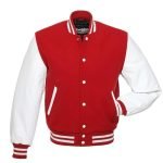 Baseball Letterman Varsity Jacket – Premium Wool & Leather