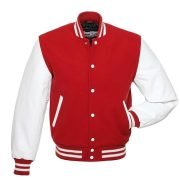 Baseball Letterman Varsity Jacket – Premium Wool & Leather