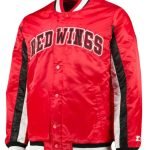 Detroit Red Wings Red Satin Jacket – Unisex Starter Collection