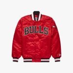 HOMAGE x Starter Bulls Satin Jacket–Iconic Chicago Bulls Courtside Style