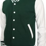 Letterman Baseball Jacket – Varsity Cotton Design Available in 8 Colors