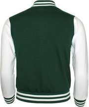 Letterman Baseball Jacket – Varsity Cotton Design Available in 8 Colors
