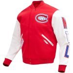 Men's Montreal Canadiens Red Wool Varsity Jacket – Pro Standard Full-Snap Classic