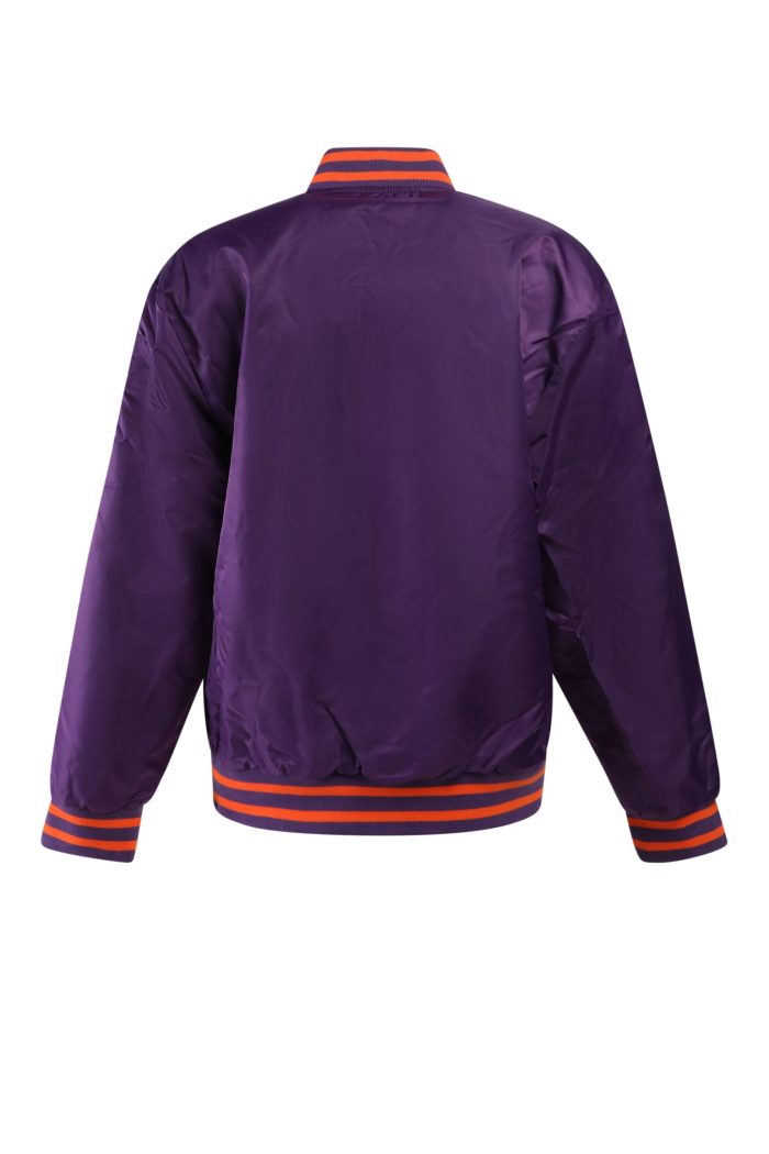 Men's Phoenix Suns NBA Vintage 80s 90s Satin Bomber Style Varsity Jacket