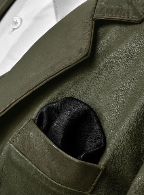 Pure Leather Basicallo Green Suit – Bold & Enigmatic Style1 Pure Leather Basicallo Green Suit – Bold & Enigmatic Style