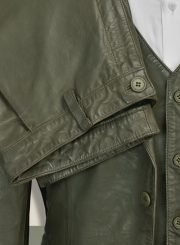 Pure Leather Basicallo Green Suit – Bold & Enigmatic Style