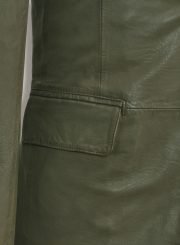 Pure Leather Basicallo Green Suit – Bold & Enigmatic Style