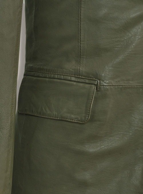 Pure Leather Basicallo Green Suit – Bold & Enigmatic Style4 Pure Leather Basicallo Green Suit – Bold & Enigmatic Style