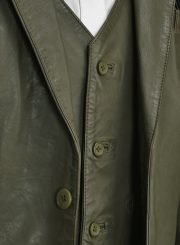 Pure Leather Basicallo Green Suit – Bold & Enigmatic Style