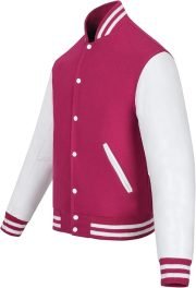 Varsity Baseball Letterman Jacket – Premium Wool & Leathe